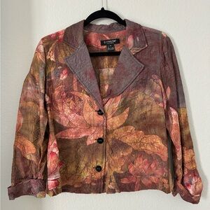 Vintage Citron Santa Monica Button Up Collared Shirt